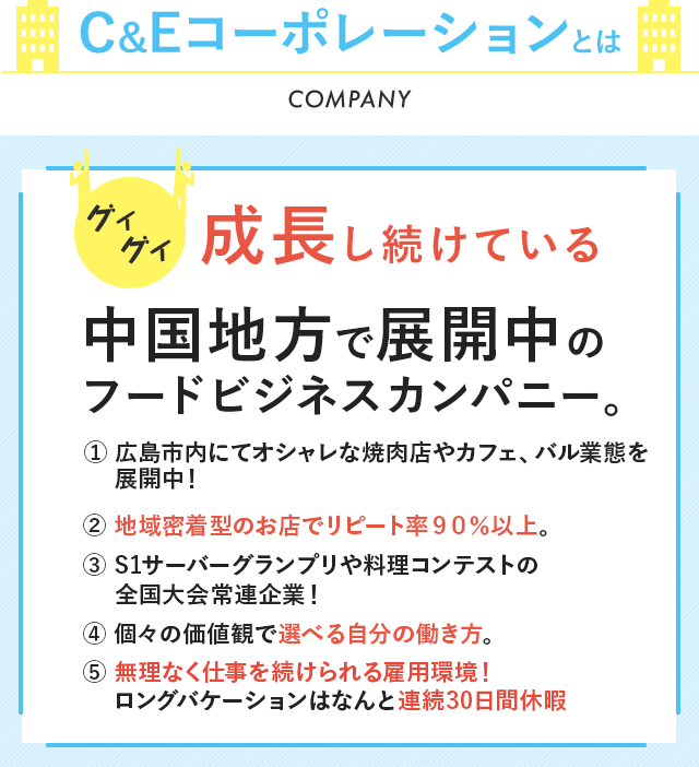 C&Eコーポレーションとは。株式会社C&Eコーポレーション会社概要、募集要項